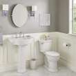 Heritage VorMax(R) Two-Piece 1.28 gpf/4.8 Lpf Chair Height Elongated Toilet Less Seat, 205AA104.020