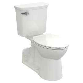 Yorkville(R) VorMax(R) Two-Piece 1.28 gpf/4.8 Lpf Chair Height Back Outlet Elongated EverClean(R) Toilet, 209AA137.020