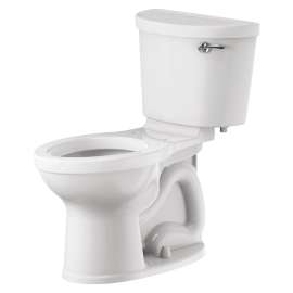 Champion(R) PRO Two-Piece 1.28 gpf/4.8 Lpf Chair Height Elongated Right-Hand Trip Lever Toilet Less Seat, 211AA105.020