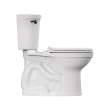 Champion(R) PRO Two-Piece 1.28 gpf/4.8 Lpf Chair Height Elongated Toilet With Matte Black Trip Lever Less Seat, 211AA704.020