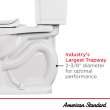 Champion(R) PRO Two-Piece 1.28 gpf/4.8 Lpf Chair Height Round Front Toilet With Matte Black Trip Lever Less Seat, 211BA704.020