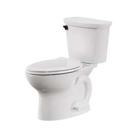 Cadet(R) PRO Two-Piece 1.28 gpf/4.8 Lpf Chair Height Elongated Toilet With Matte Black Trip Lever Less Seat, 215AA704.020