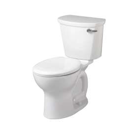 Cadet(R) PRO Two-Piece 1.6 gpf/6.0 Lpf Chair Height Round Front Right-Hand Trip Lever Toilet Less Seat, 215BA005.020