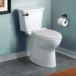 Cadet(R) PRO Two-Piece 1.28 gpf/4.8 Lpf Chair Height Round Front Toilet With Matte Black Trip Lever Less Seat, 215BA704.020