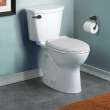 Cadet(R) PRO Two-Piece 1.28 gpf/4.8 Lpf Chair Height Round Front Toilet With Matte Black Trip Lever Less Seat, 215BA704.020