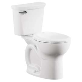 Cadet(R) PRO Two-Piece 1.6 gpf/6.0 Lpf Chair Height Round Front 10-Inch Rough Toilet Less Seat, 215BB004.020