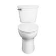 Cadet(R) PRO Two-Piece 1.6 gpf/6.0 Lpf Compact Chair Height Elongated 14-Inch Rough Toilet Less Seat, 215FC004.020