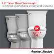 Cadet(R) PRO Two-Piece 1.28 gpf/4.8 Lpf Extra Tall Height Elongated Toilet Less Seat, 215TA104.020
