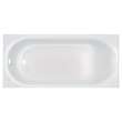 Princeton(R) Americast(R) 60 x 30-Inch Integral Apron Bathtub With Left-Hand Outlet, 2390202.020