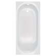 Princeton(R) Americast(R) 60 x 30-Inch Integral Apron Bathtub With Left-Hand Outlet, 2390202.020