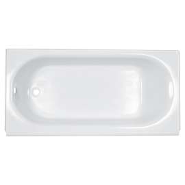 Princeton(R) Americast(R) 60 x 30-Inch Integral Apron Bathtub Left-Hand Outlet With Integral Drain, 2390202ICH.020