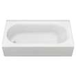 Princeton(R) Americast(R) 60 x 30-Inch Integral Apron Bathtub Left-Hand Outlet With Integral Drain, 2390202ICH.020