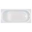 Princeton(R) Americast(R) 60 x 30-Inch Integral Apron Bathtub With Right-Hand Outlet, 2391202.020