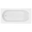 Princeton(R) Americast(R) 60 x 30-Inch Integral Apron Bathtub Above Floor Rough Left-Hand Outlet with Integral Drain, 2392202ICH.020