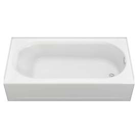 Princeton(R) Americast(R) 60 x 30-Inch Integral Apron Bathtub Above Floor Rough Right-Hand Outlet with Integral Drain, 2393202ICH.020