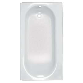 Princeton(R) Americast(R) 60 x 34-Inch Integral Apron Bathtub Above Floor Rough Left-Hand Outlet with Luxury Ledge, 2396202.020