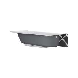 Princeton(R) Americast(R) 60 x 32-Inch Integral Apron Bathtub With Left-Hand Outlet, 2398202.020