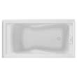 EverClean 60x32-Inch Integral Apron Deep Soak Bathtub with Left-Hand Outlet, 2425L202.020
