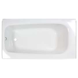 Cambridge(R) Americast(R) 60 x 32-Inch Integral Apron Bathtub With Left-Hand Outlet, 2460002.020