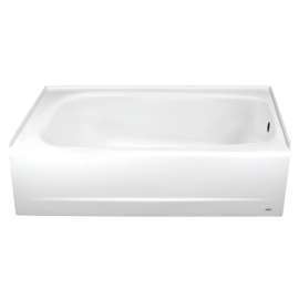 Cambridge(R) Americast(R) 60 x 32-Inch Integral Apron Bathtub With Right-Hand Outlet, 2461002.020