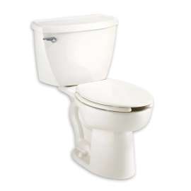 Cadet(R) Two-Piece Pressure Assist 1.1 gpf/4.2 Lpf Chair Height Elongated EverClean(R) Toilet With Bedpan Lugs, 2467136.020