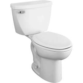 Cadet(R) Two-Piece Pressure Assist 1.6 gpf/6.0 Lpf Chair Height Elongated EverClean(R) Toilet With Bedpan Lugs, 2467164.020