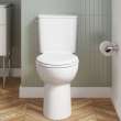 EcoStrength Aspirations Two-Piece 0.80 gpf/3 Lpf Chair Height Elongated Toilet Less Seat, 250AA809.020