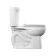 Colony(R)3 Two-Piece 1.28 gpf/4.8 Lpf Round-Front 10-Inch Rough Toilet Less Seat, 250DB104.020