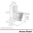 EcoStrength Aspiration Skirted Two-Piece 0.80 gpf/3.0 Lpf Chair-Height Right-Hand Trip Lever Elongated Toilet With Seat, 251AA808.020