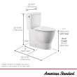 EcoStrength Aspiration Skirted Two-Piece 0.80 gpf/3.0 Lpf Chair-Height Elongated Toilet With Seat, 251AA809.020