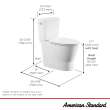 Cadet(R) Aspirations Skirted Two-Piece 1.28 gpf/4.8 Lpf Chair-Height Elongated Toilet With Seat, 252AA899.020