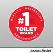 Cadet(R) Aspirations Skirted Two-Piece 1.28 gpf/4.8 Lpf Chair-Height Elongated Toilet With Seat, 252AA899.020