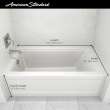 Town Square(R) S 60 x 32-Inch Integral Apron Bathtub With Left-Hand Outlet, 2544202.020