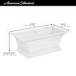 Town Square(R) S 68 x 36-Inch Freestanding Bathtub Center Drain With Integrated Overflow, 2546004.020