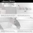 Town Square(R) S 68 x 36-Inch Freestanding Bathtub Center Drain With Integrated Overflow, 2546004.020