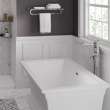 Town Square(R) S 68 x 36-Inch Freestanding Bathtub Center Drain With Integrated Overflow, 2546004.020