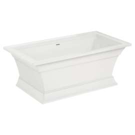 Town Square(R) S 68 x 36-Inch Freestanding Bathtub Center Drain With Integrated Overflow, 2546004.020