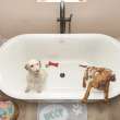 Studio(R) S 68 x 34-Inch Freestanding Bathtub Center Drain With Integrated Overflow, 2549004.020