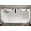 Aspirations 68 x 34-Inch Freestanding Bathtub With White Drain and Overflow, 2677004.020