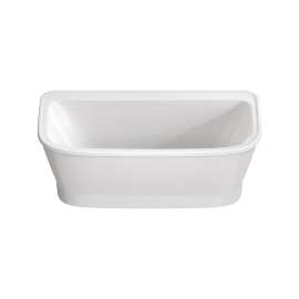 Aspirations 68 x 34-Inch Freestanding Bathtub With White Drain and Overflow, 2677004.020
