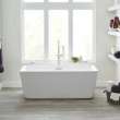 Sedona(R) Loft 63 x 30-Inch Rectangle Freestanding Bathtub Center Drain With Integrated Overflow, 2766034.020