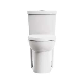 Studio(R) Skirted Two-Piece Dual Flush 1.28 gpf/4.8 Lpf and 1.0 gpf/3.8 Lpf Chair Height Elongated Toilet With Seat, 2794203.020