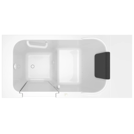 Gelcoat Premium Series 28 x 48-Inch Walk-in Tub With Air Spa System - Left-Hand Drain, 2848.105.ALW