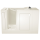 Gelcoat Premium Series 28 x 48-Inch Walk-in Tub With Combination Air Spa and Whirlpool Systems - Left-Hand Drain, 2848.105.CLL