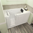 Gelcoat Premium Series 28 x 48-Inch Walk-in Tub With Combination Air Spa and Whirlpool Systems - Left-Hand Drain, 2848.105.CLW