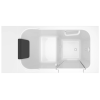 Gelcoat Premium Series 28 x 48-Inch Walk-in Tub With Soaker System - Right-Hand Drain, 2848.105.SRW