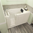 Gelcoat Premium Series 28 x 48-Inch Walk-in Tub With Air Spa System - Left-Hand Drain With Faucet, 2848.109.ALL