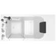 Gelcoat Premium Series 28 x 48-Inch Walk-in Tub With Air Spa System - Left-Hand Drain With Faucet, 2848.109.ALW