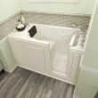 Gelcoat Premium Series 28 x 48-Inch Walk-in Tub With Air Spa System - Right-Hand Drain With Faucet, 2848.109.ARL