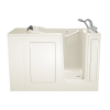 Gelcoat Premium Series 28 x 48-Inch Walk-in Tub With Air Spa System - Right-Hand Drain With Faucet, 2848.109.ARL